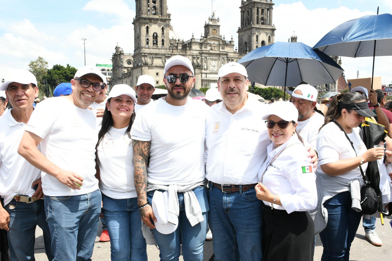 Asamblea informativa de la presidenta Claudia Sheinbaum Pardo en el Zócalo de la Ciudad de México 